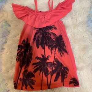 Girls off shoulder dress